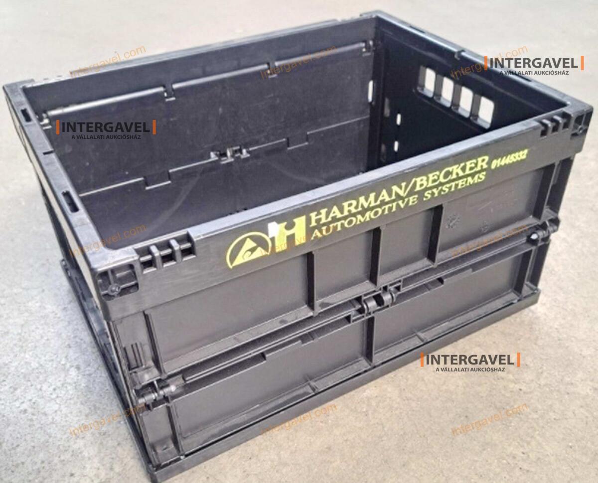 Összecsukható műanyag láda - 400x300x220