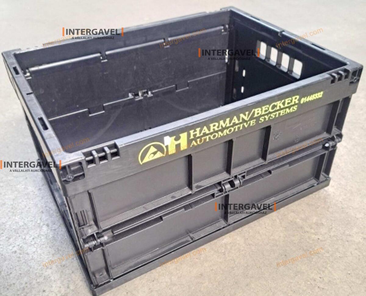 Összecsukható műanyag láda - 400x300x220