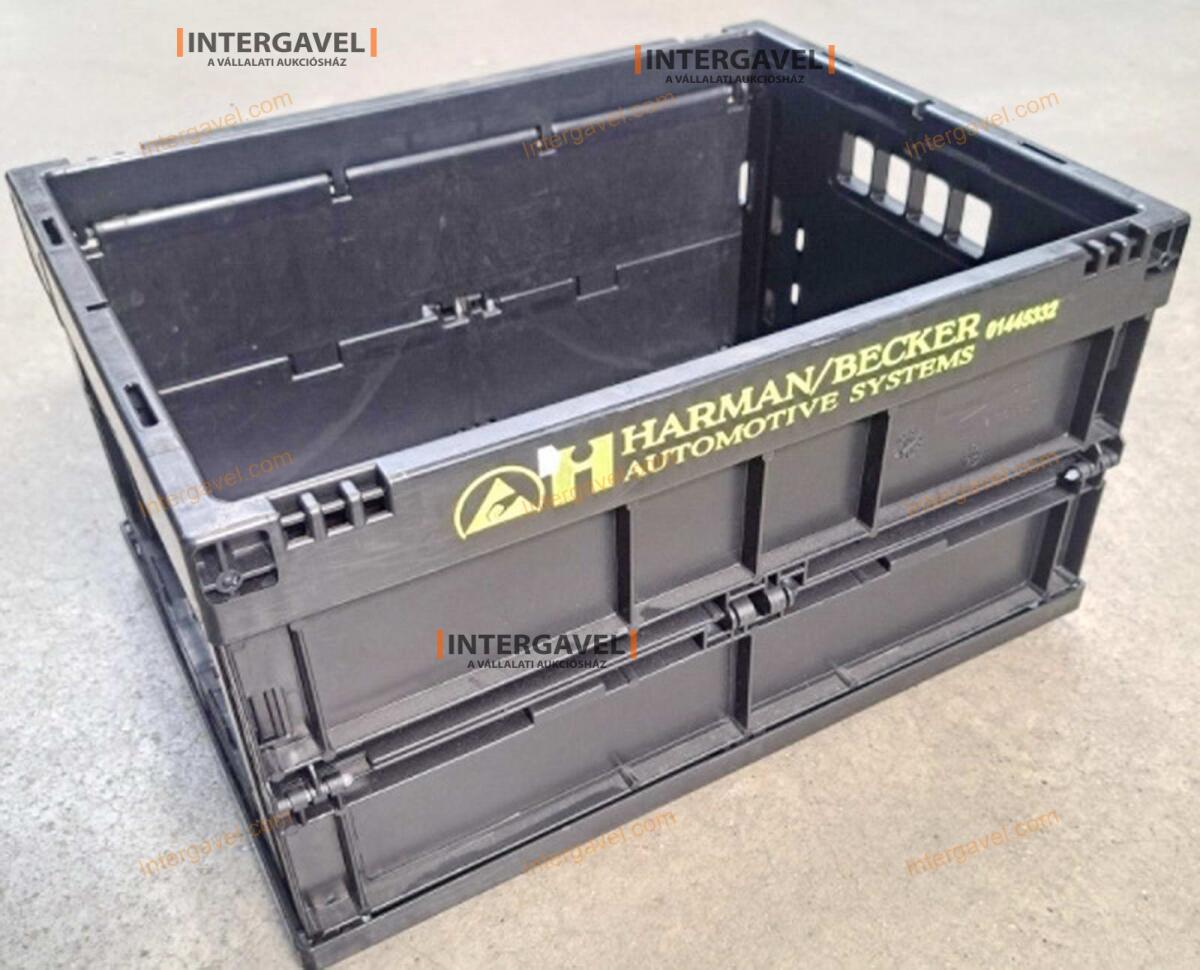 Összecsukható műanyag láda - 400x300x220