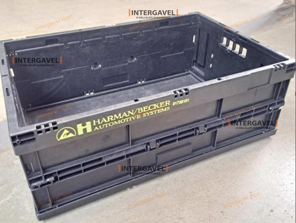 Összecsukható műanyag láda - 600x400x220