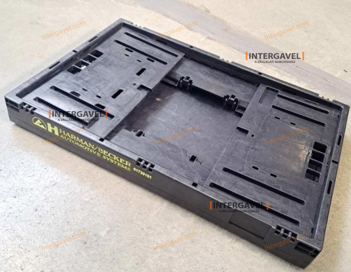 Összecsukható műanyag láda - 600x400x220 2