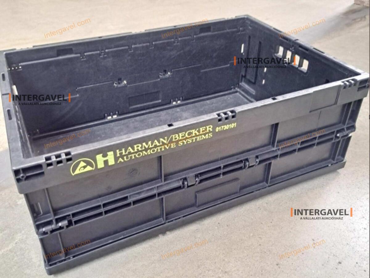 Összecsukható műanyag láda - 600x400x220