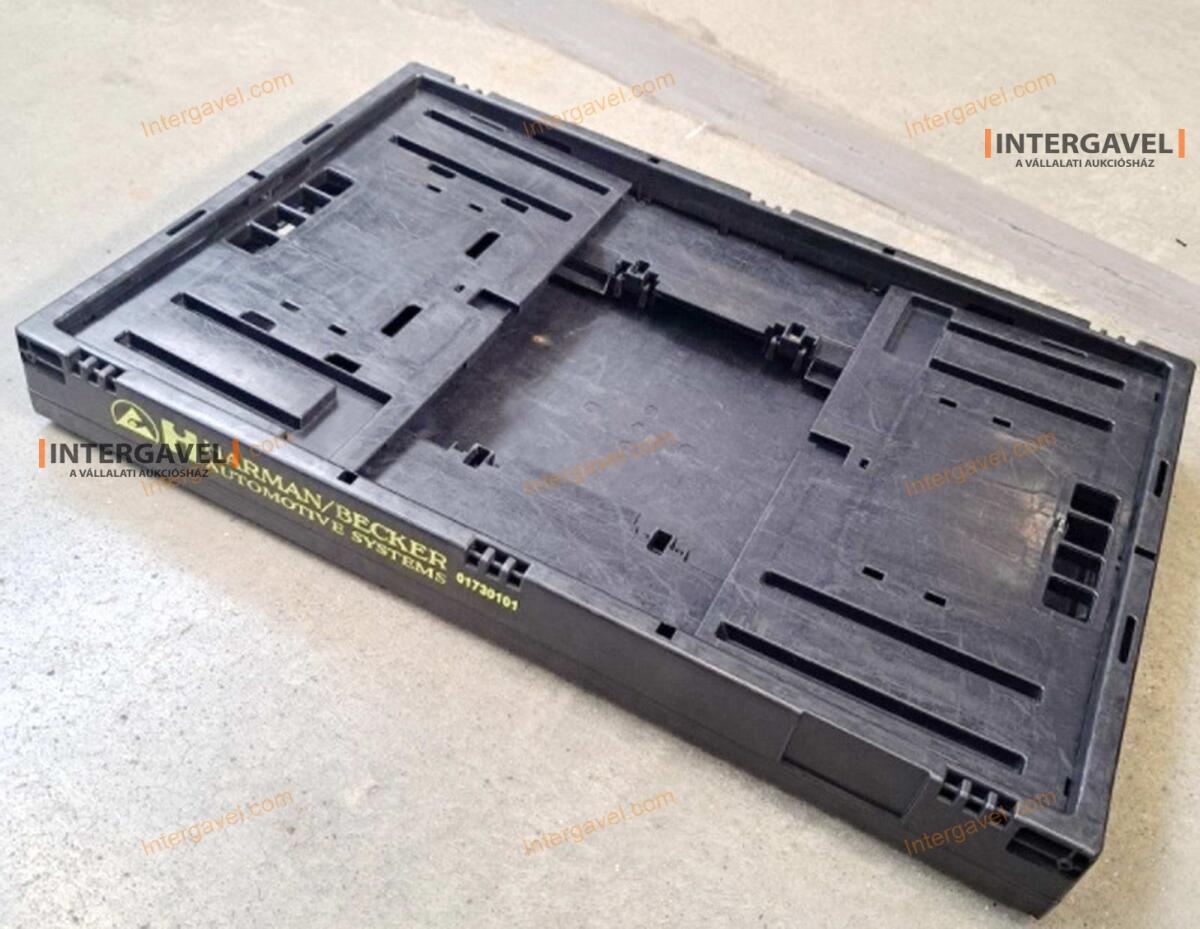 Összecsukható műanyag láda - 600x400x220 2