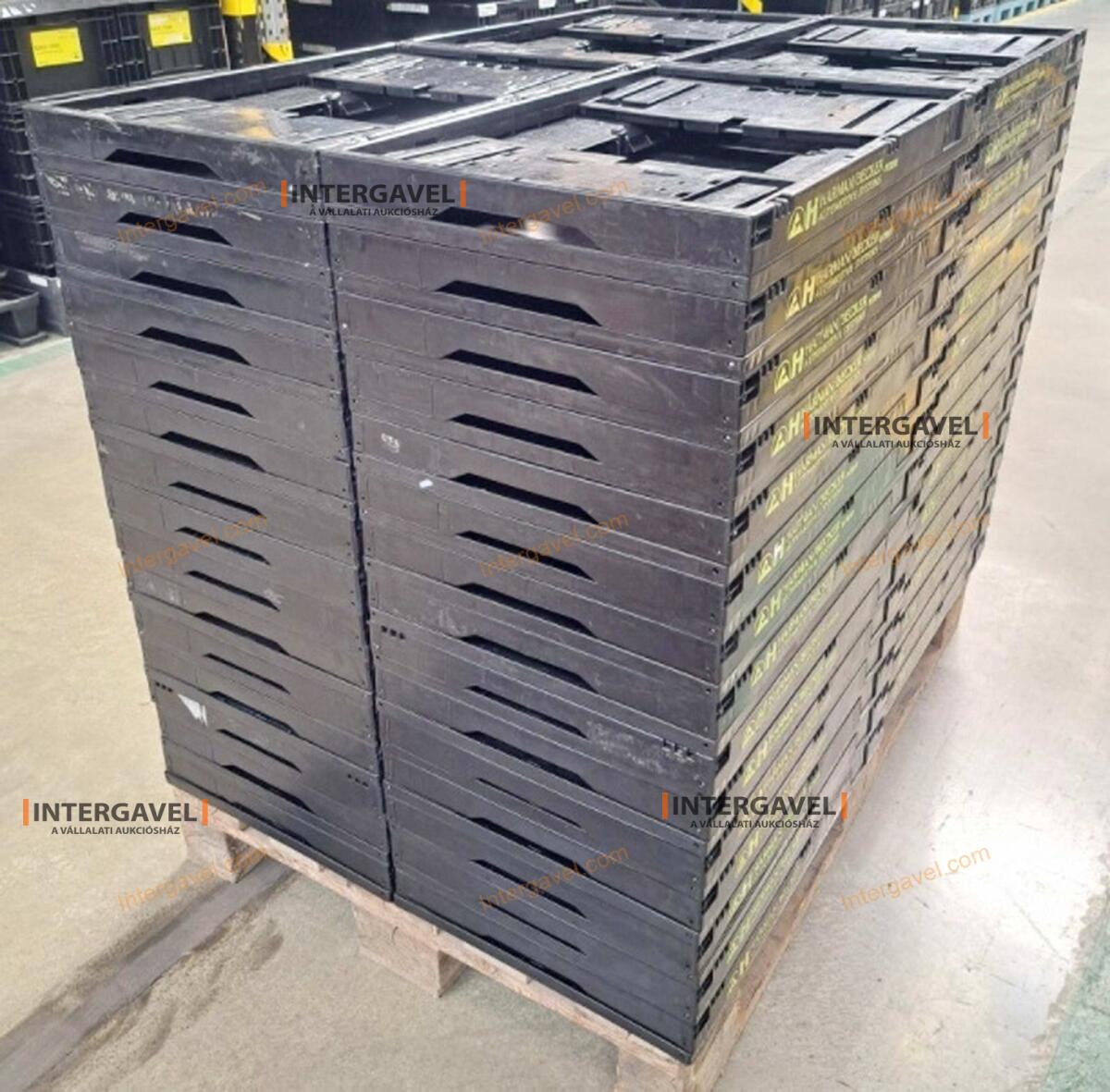 Összecsukható műanyag láda - 600x400x220 7