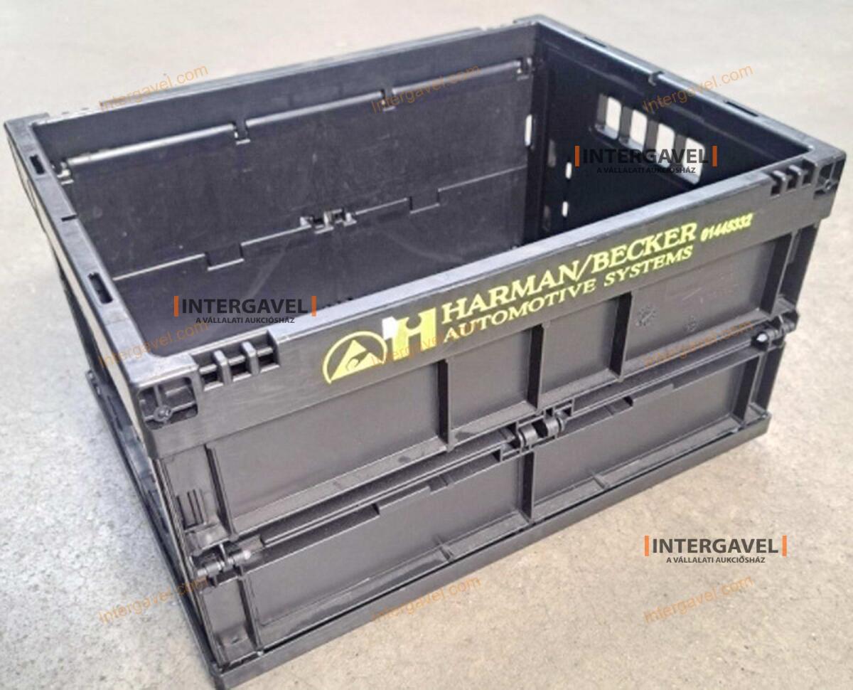 Összecsukható műanyag láda - 400x300x220