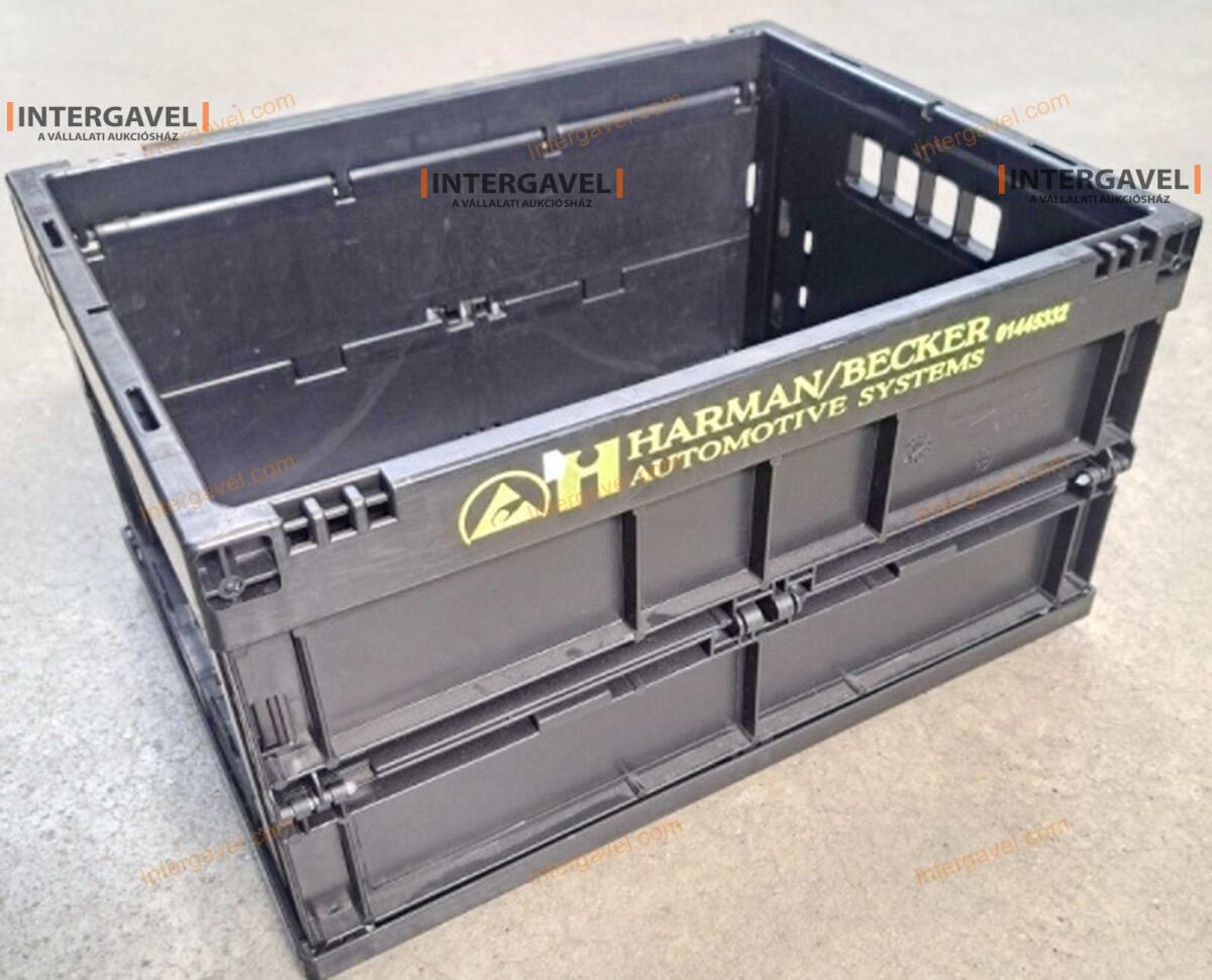 Összecsukható műanyag láda - 400x300x220