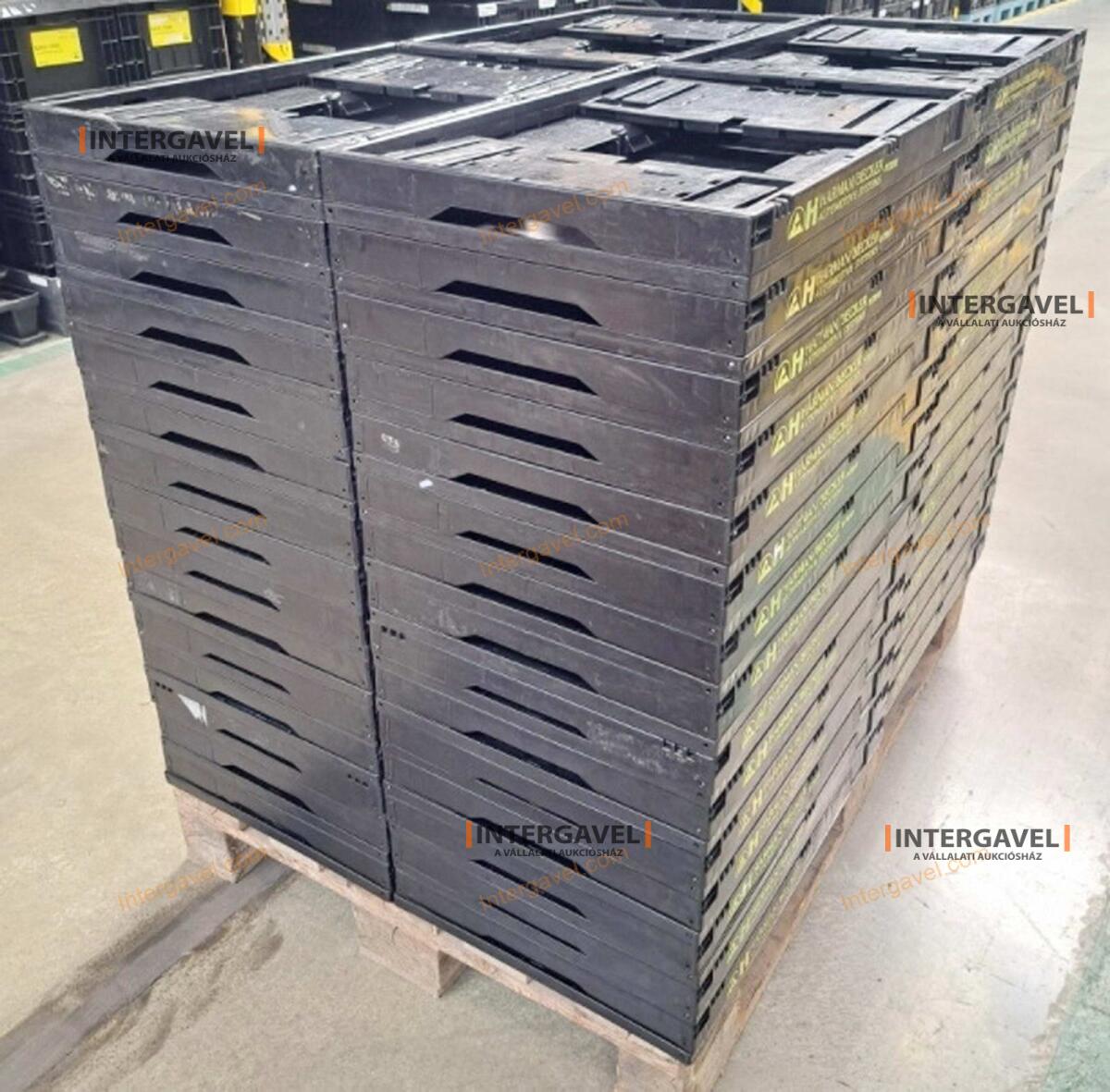 Összecsukható műanyag láda - 600x400x220 7