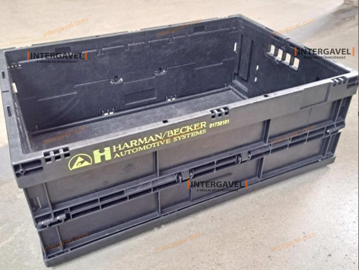 Összecsukható műanyag láda - 600x400x220