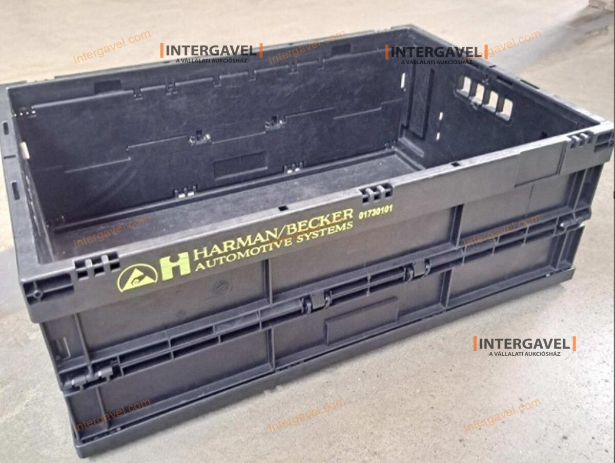 Összecsukható műanyag láda - 600x400x220