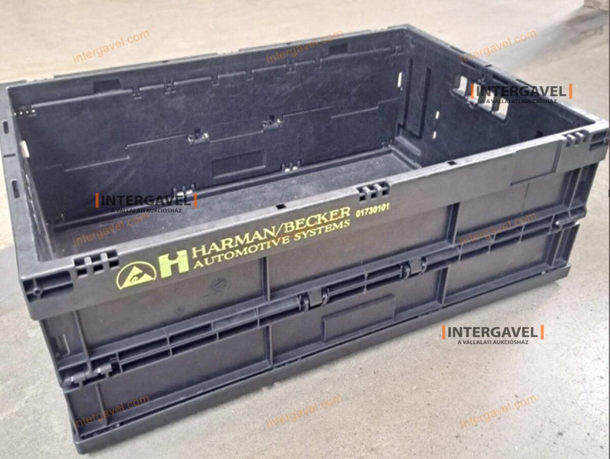 Összecsukható műanyag láda - 600x400x220