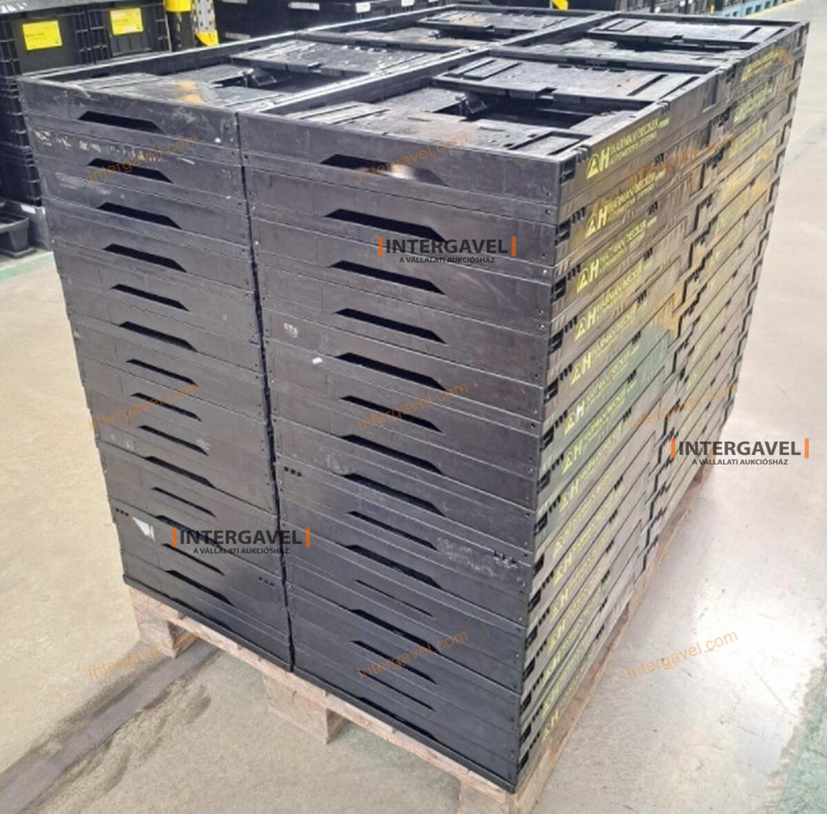 Összecsukható műanyag láda - 600x400x220 7