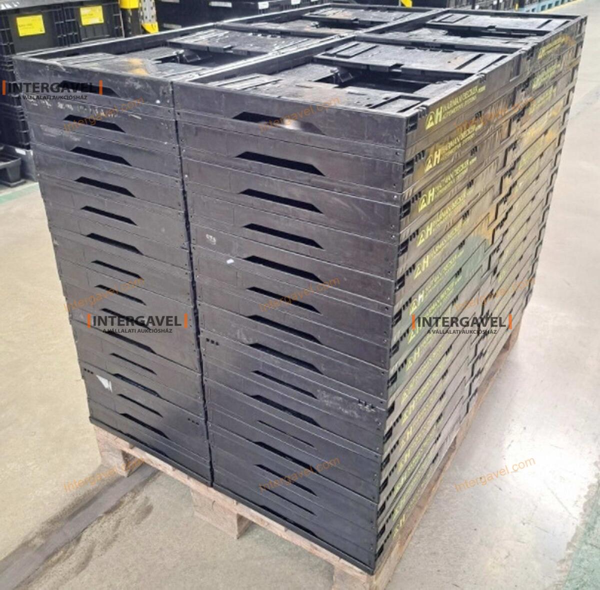 Összecsukható műanyag láda - 600x400x220 7