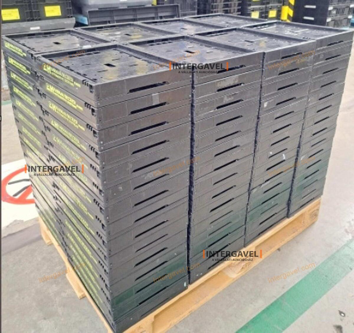 Összecsukható műanyag láda - 400x300x220 6