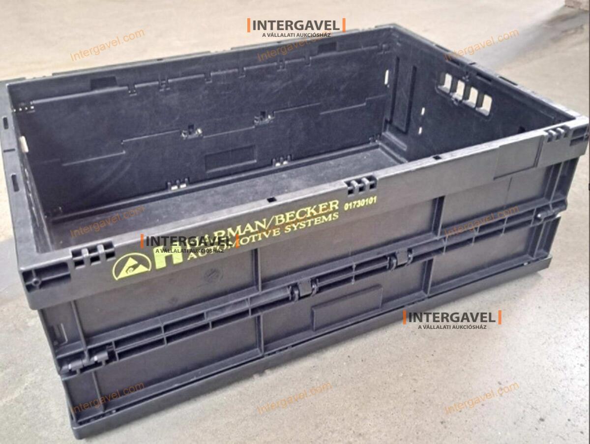 Összecsukható műanyag láda - 600x400x220