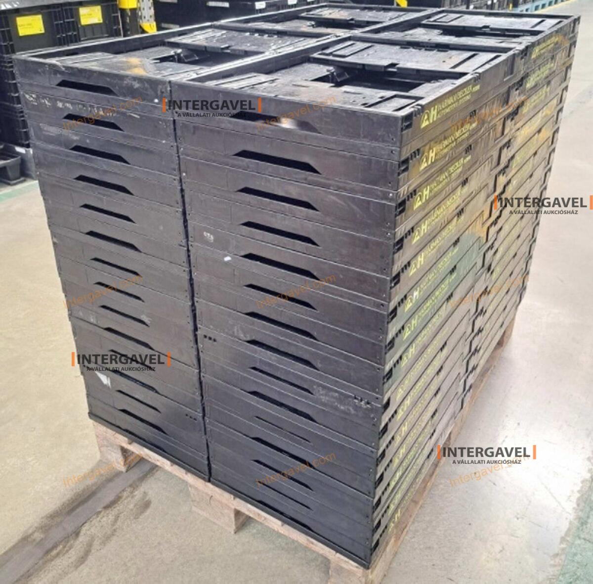 Összecsukható műanyag láda - 600x400x220 7