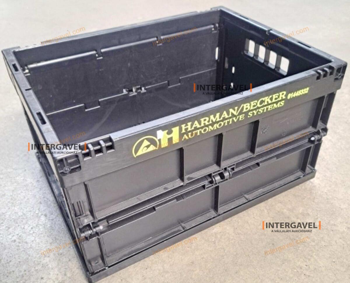 Összecsukható műanyag láda - 400x300x220