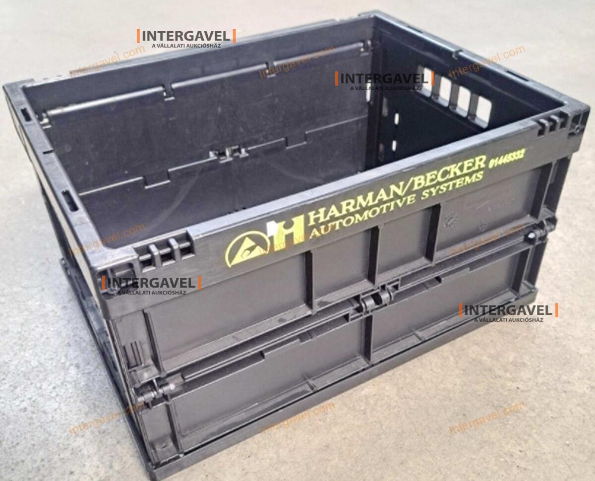 Összecsukható műanyag láda - 400x300x220