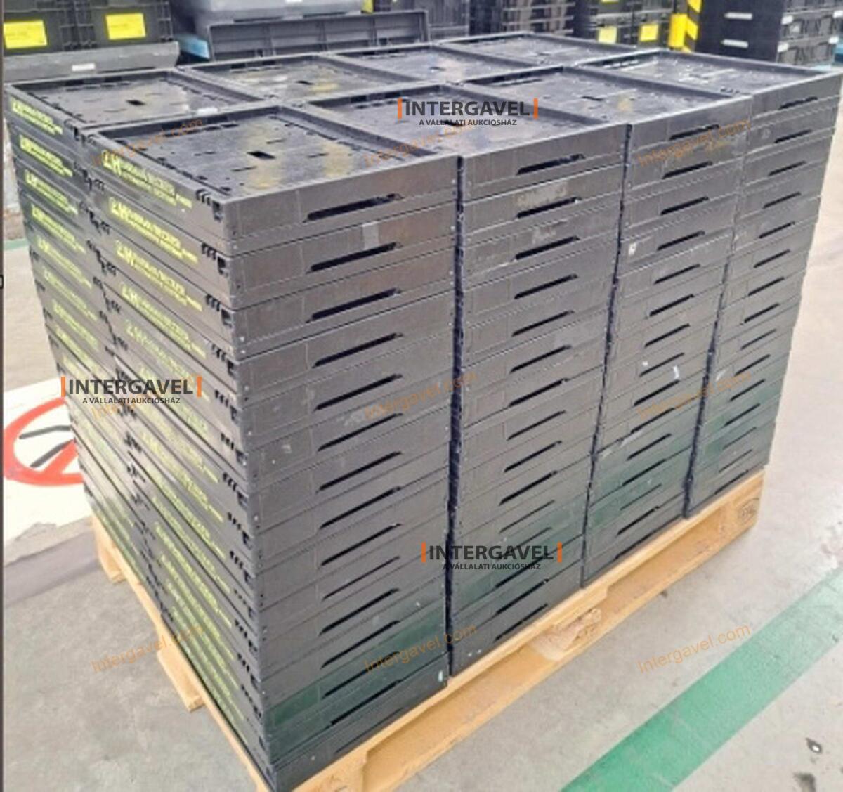 Összecsukható műanyag láda - 400x300x220 6