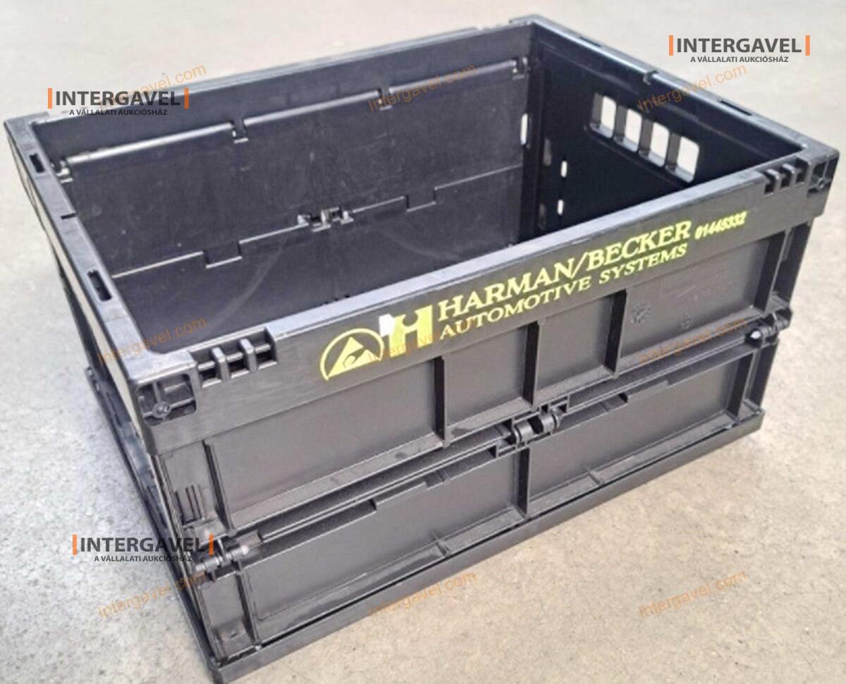 Összecsukható műanyag láda - 400x300x220