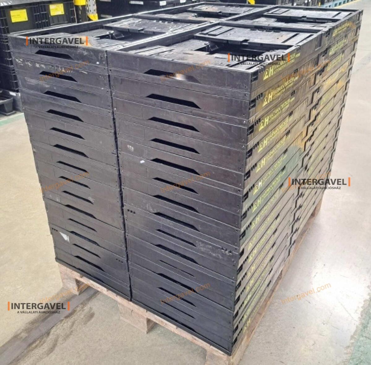 Összecsukható műanyag láda - 600x400x220 7