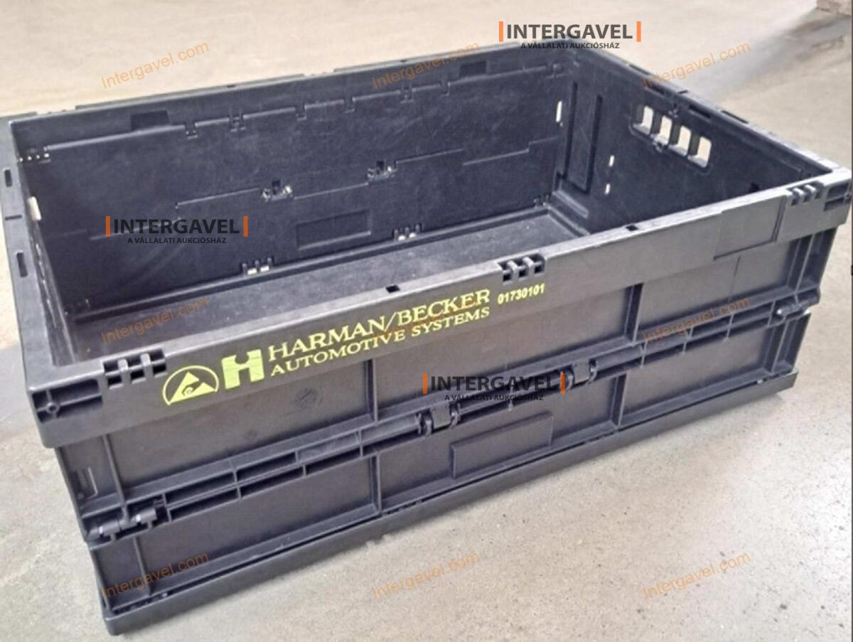 Összecsukható műanyag láda - 600x400x220