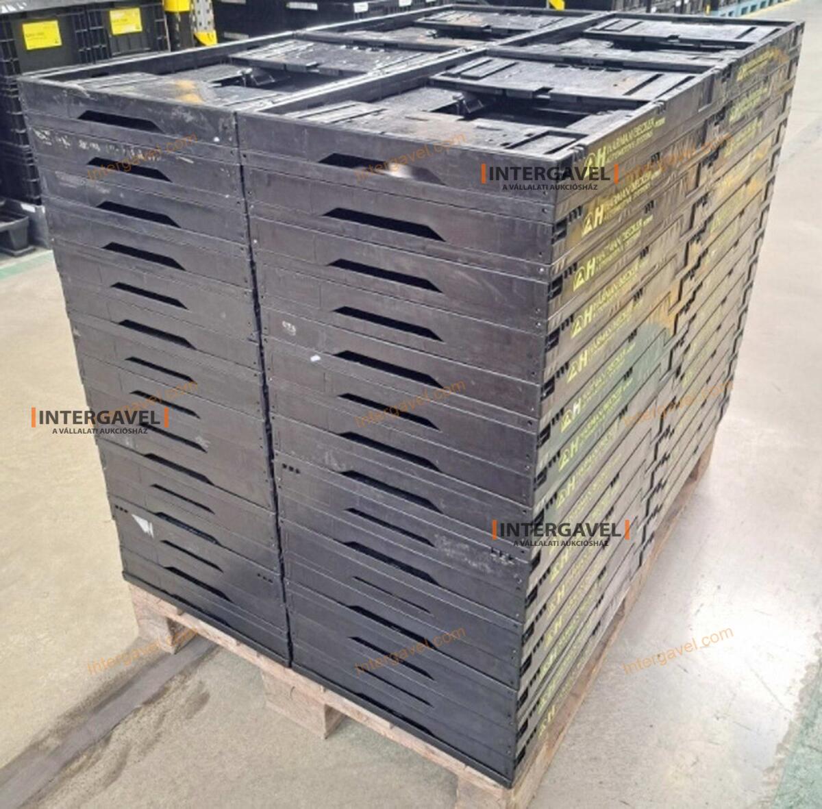 Összecsukható műanyag láda - 600x400x220 7