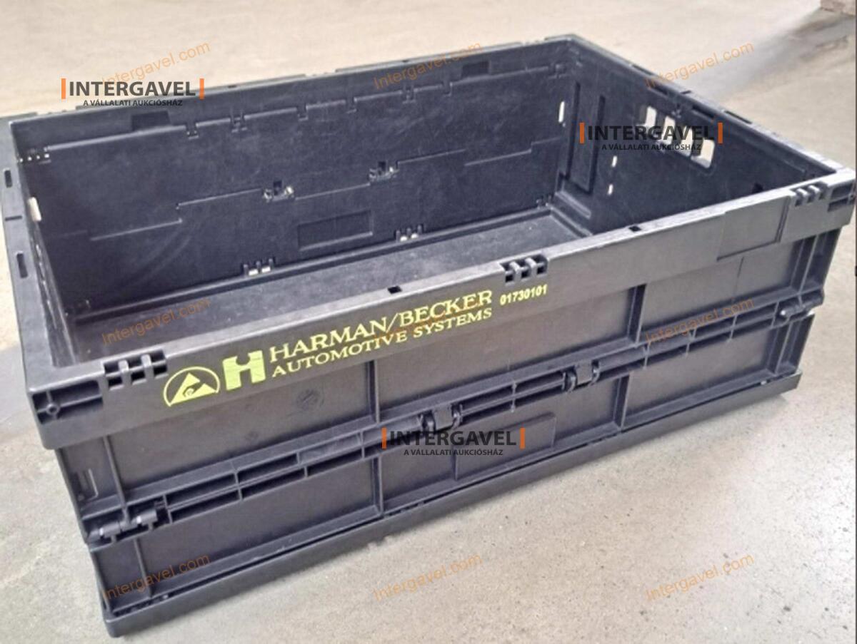 Összecsukható műanyag láda - 600x400x220