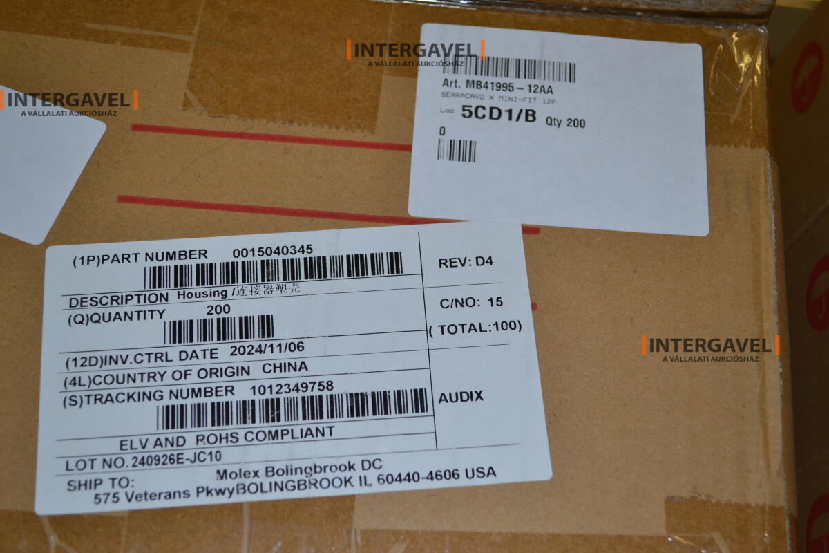 Vegyes csatlakozók, csatlakozótokok, elektronikai alkatrészek 43