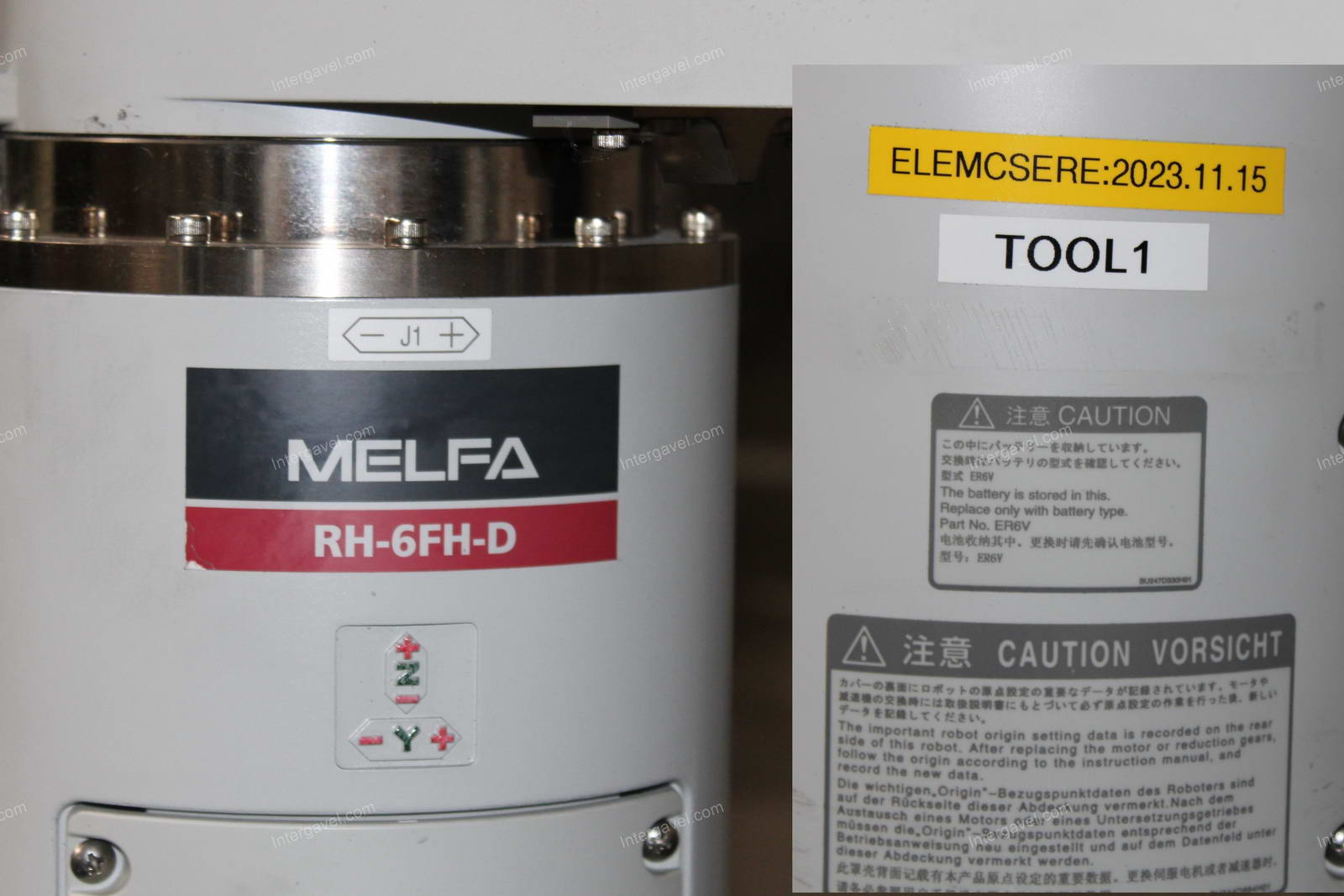 Bontott szerelő munkahely Melfa RH-6FH-D robottal 5