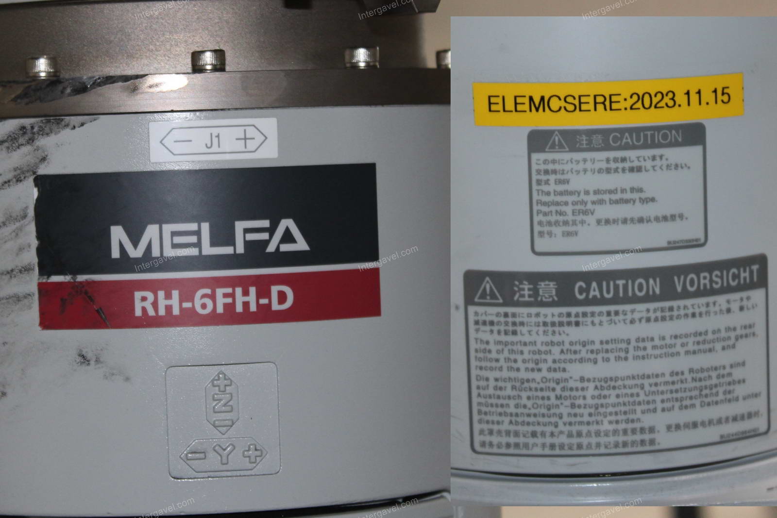 Bontott szerelő munkahely Melfa RH-6FH-D robottal 3