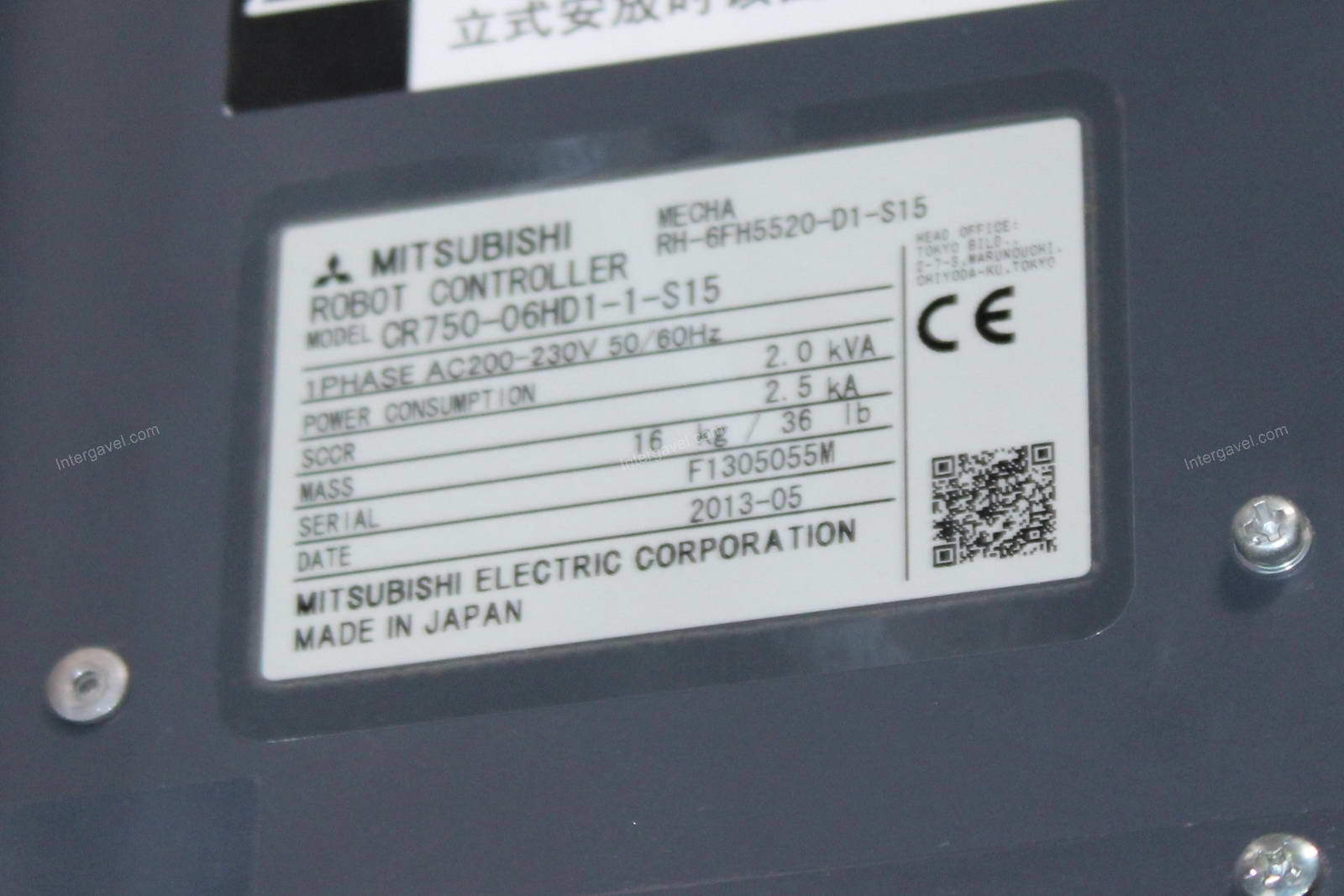 Bontott szerelő munkahely Melfa RH-6FH-D robottal 7