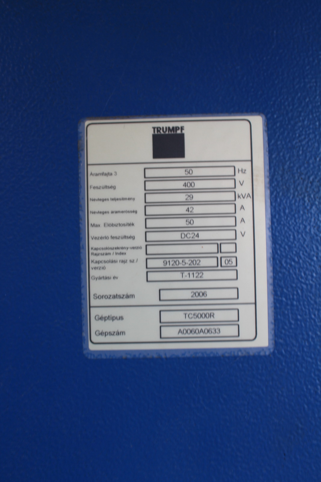 Stanc-nibbelő gép (Trumpf Trumatic 5000R) 18