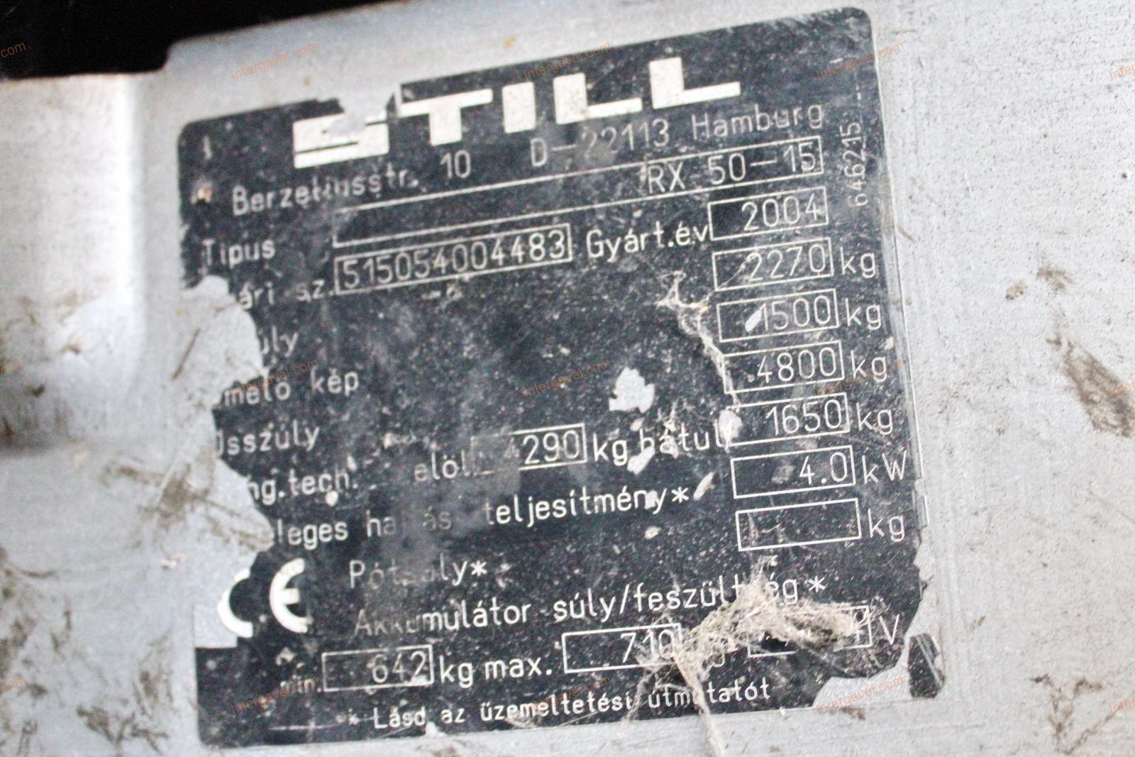 Targonca - Still, RX 50-15 2