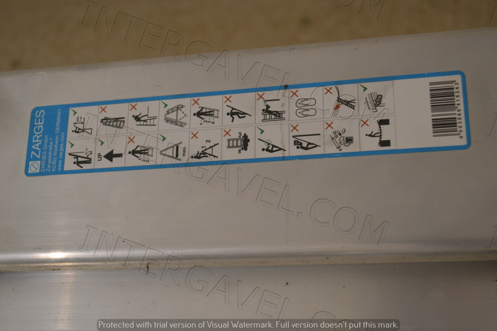 Zarges szétnyitható létra 4