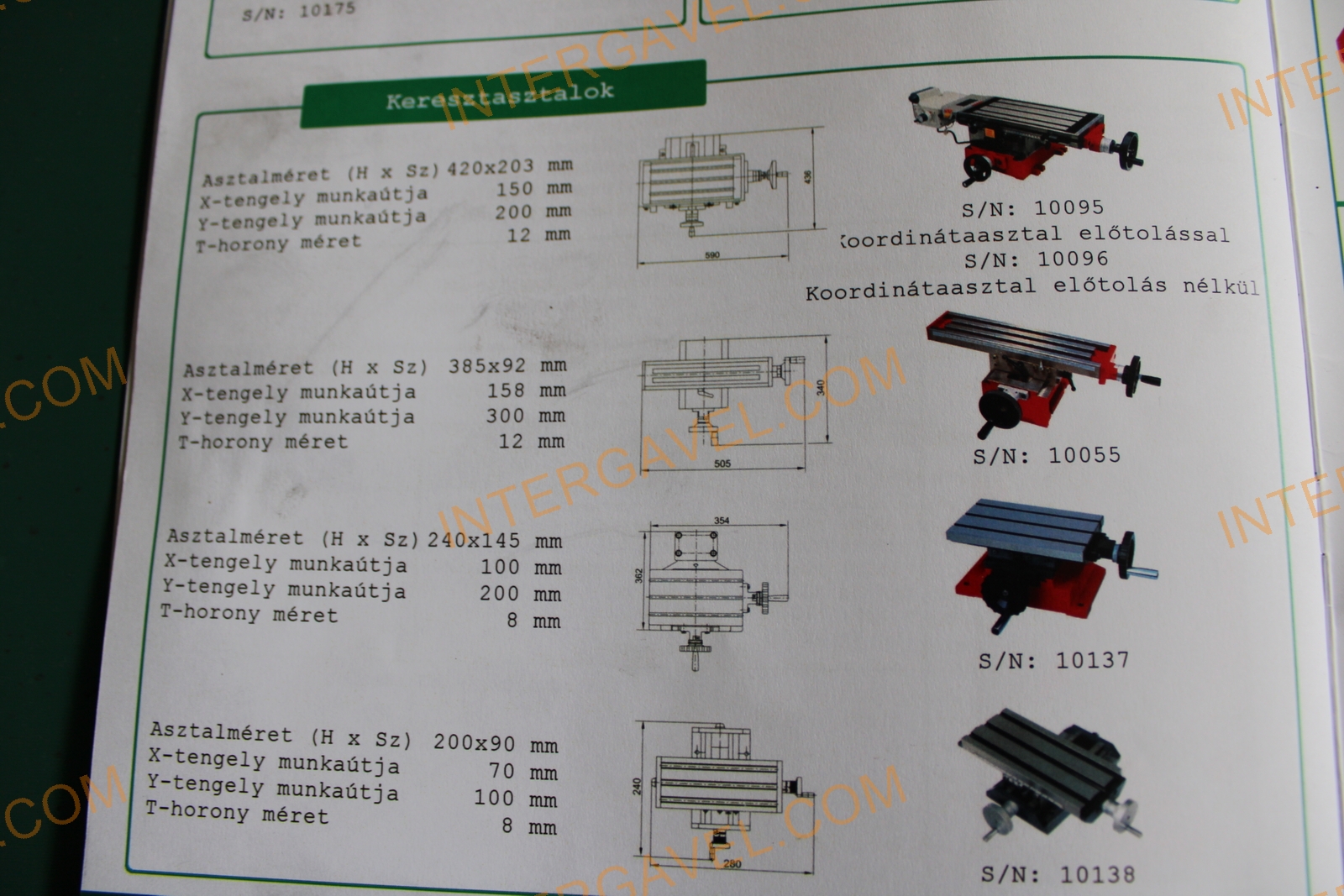 Sieg keresztasztal és satu 7