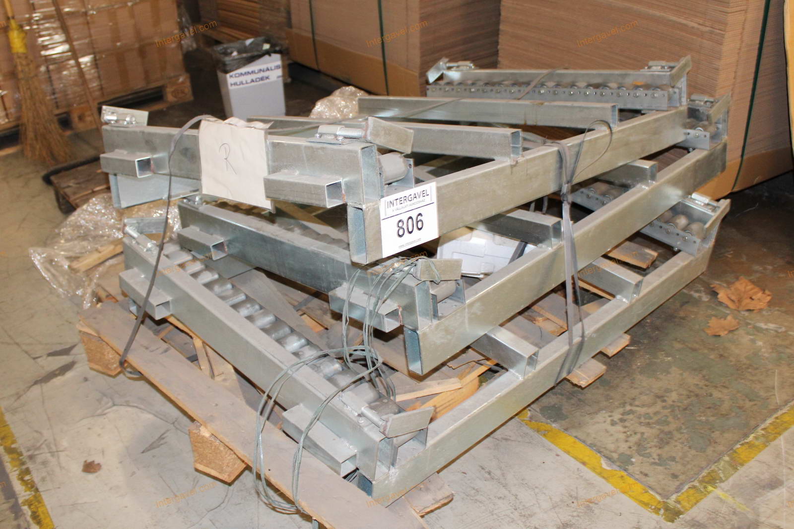 Görgős tároló keret 2