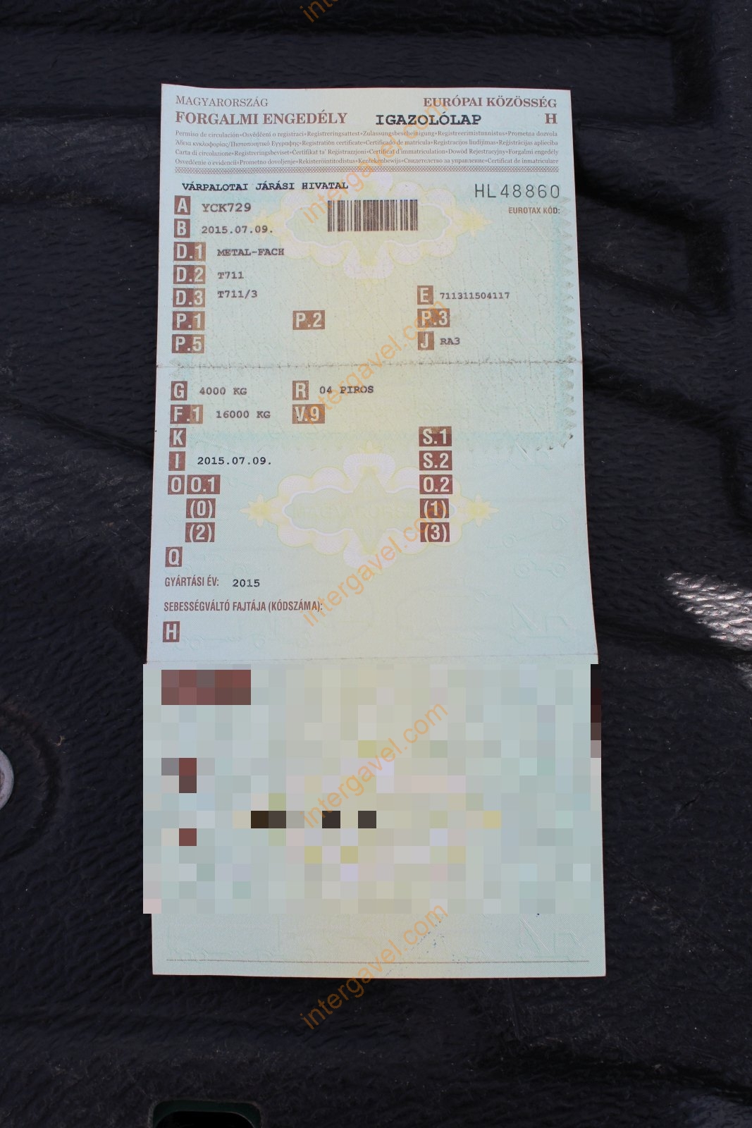 Pótkocsi - Metal Fach 47