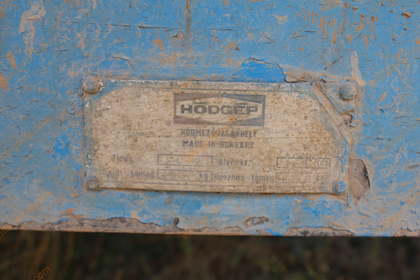 Pótkocsi - Hódgép 15