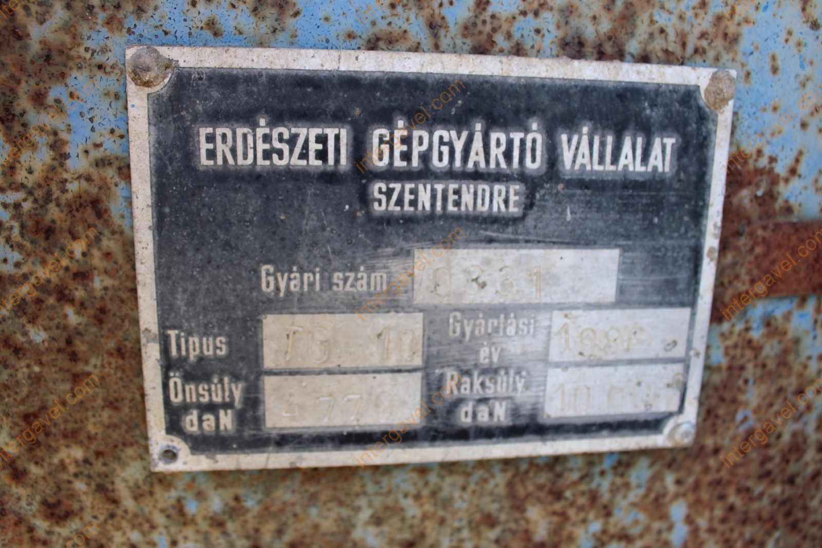 Szervestrágyaszóró - TG-10 5