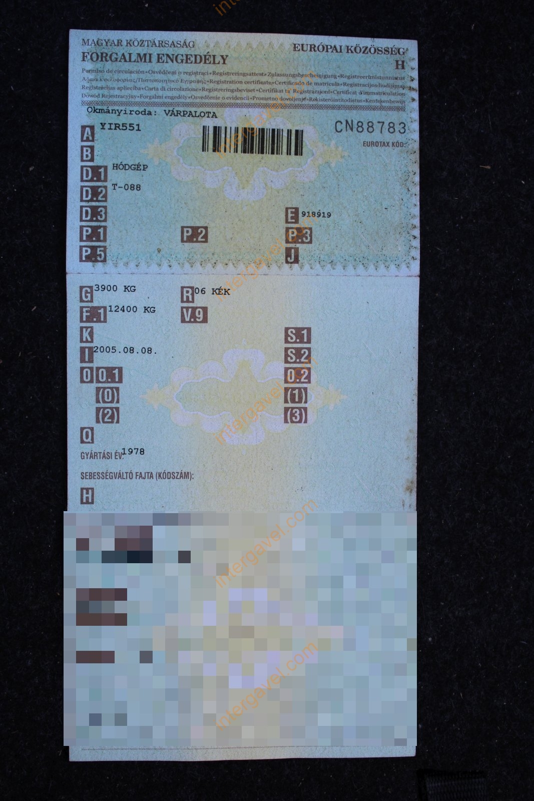 Silószállító pótkocsi - Hódgép 26