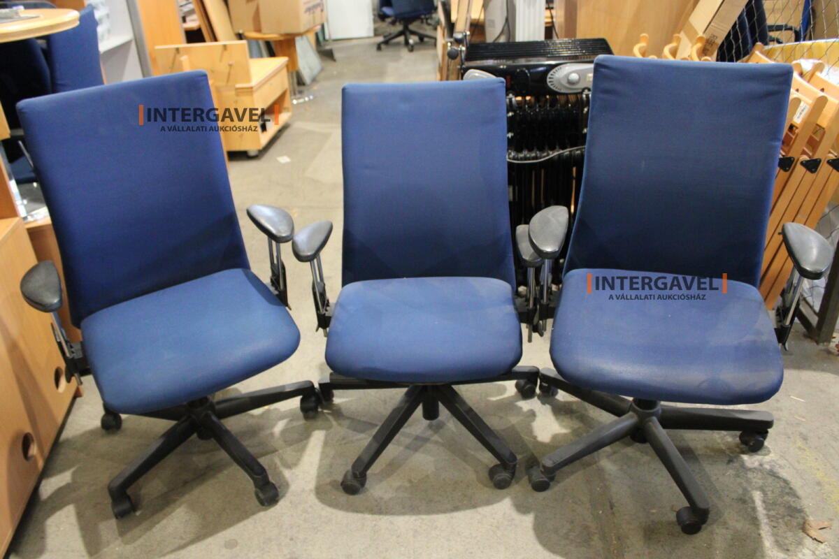 Irodai görgős szék (Comforto-kék)