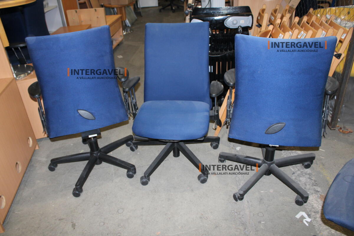 Irodai görgős szék (Comforto-kék) 6