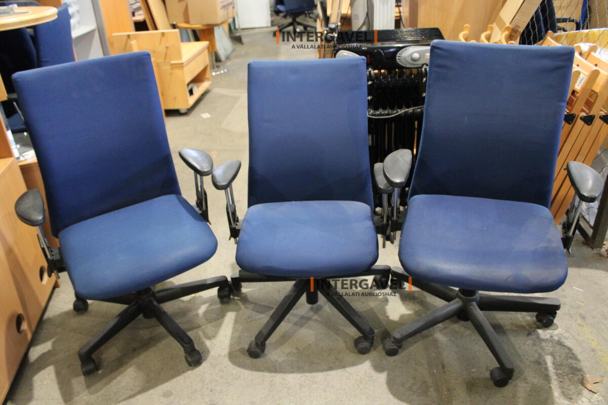 Irodai görgős szék (Comforto-kék)