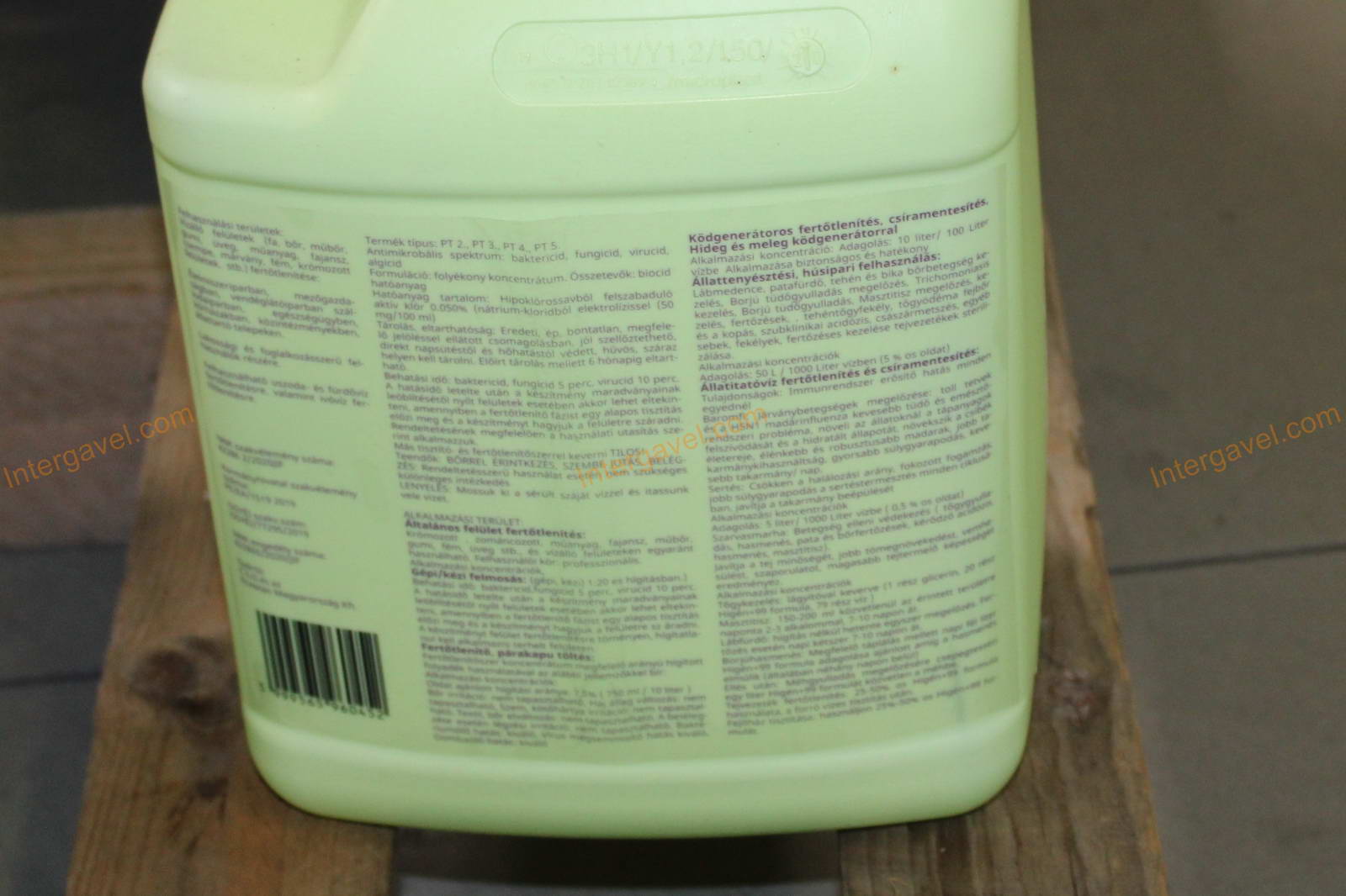 Fertőtlenítő porlasztó berendezés 12