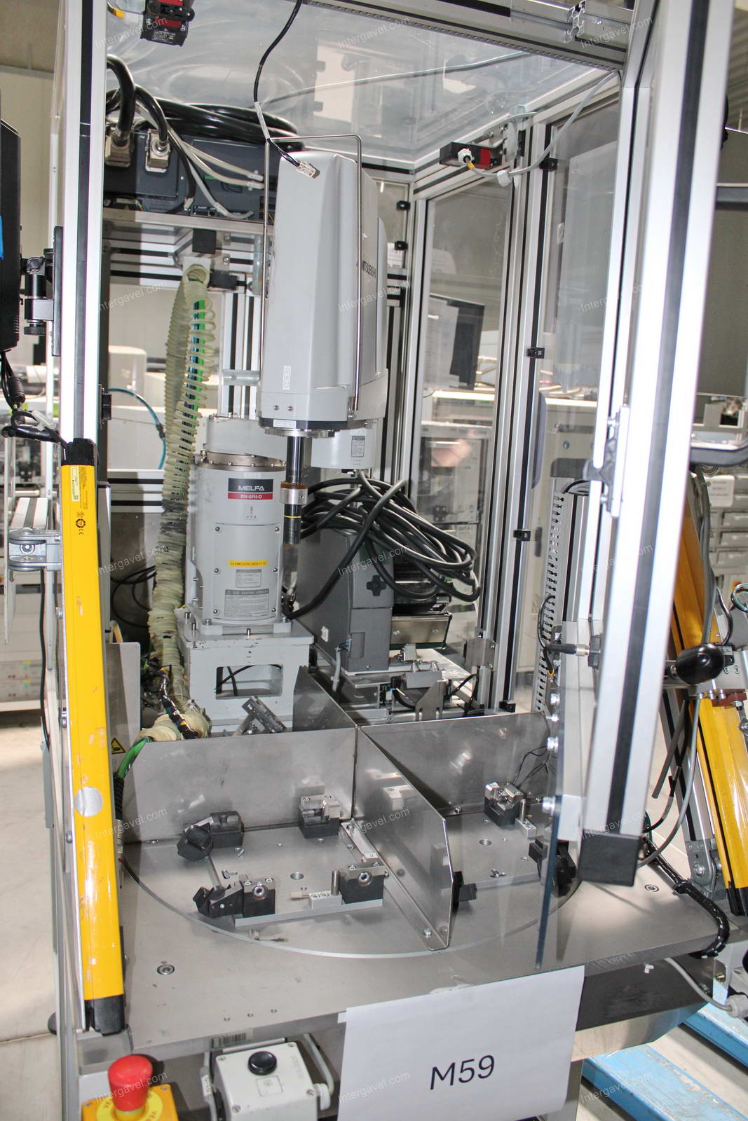 Bontott szerelő munkahely Melfa RH-6FH-D robottal 3