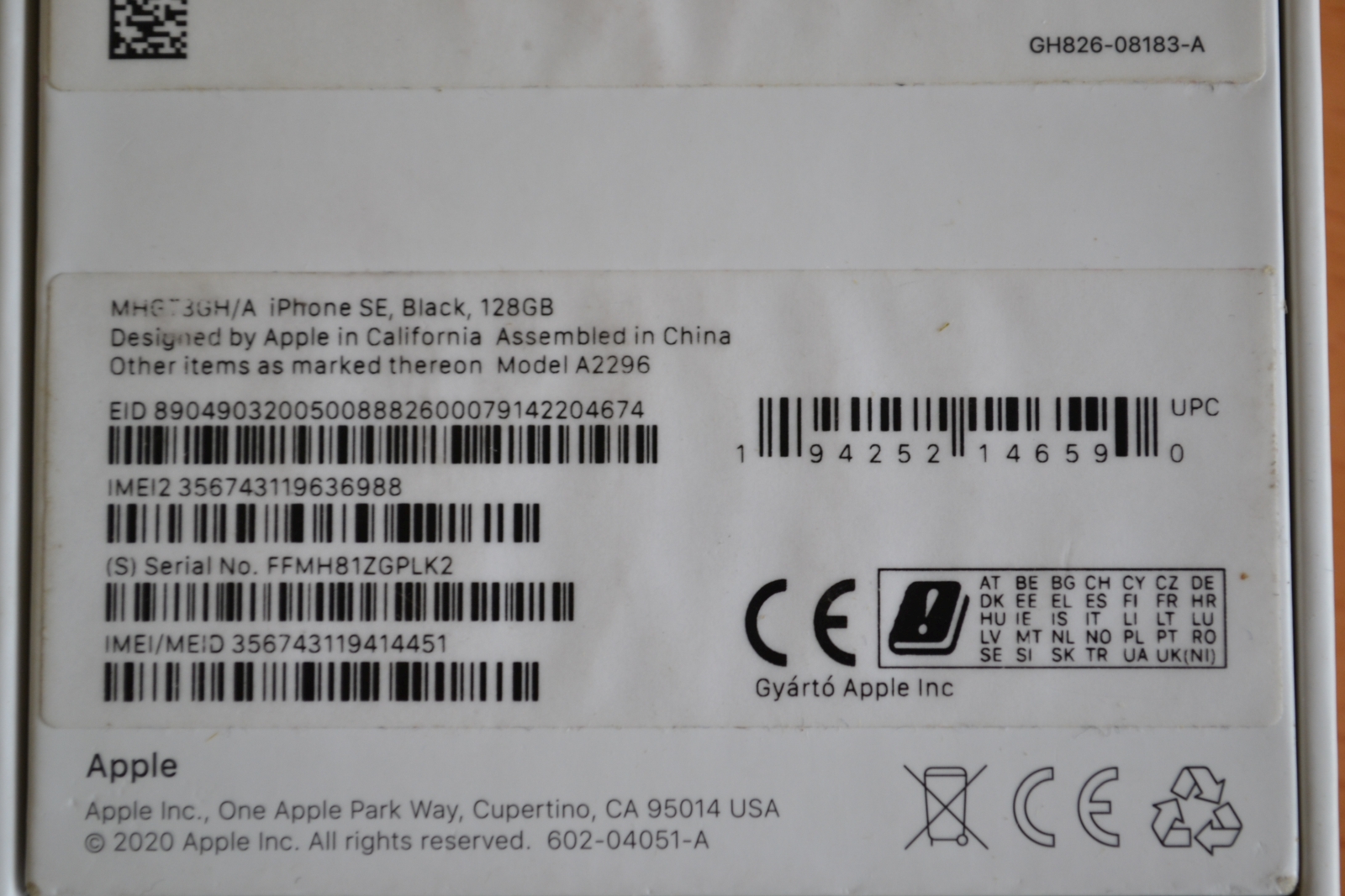 iPhone SE 2020 (hibás) 6