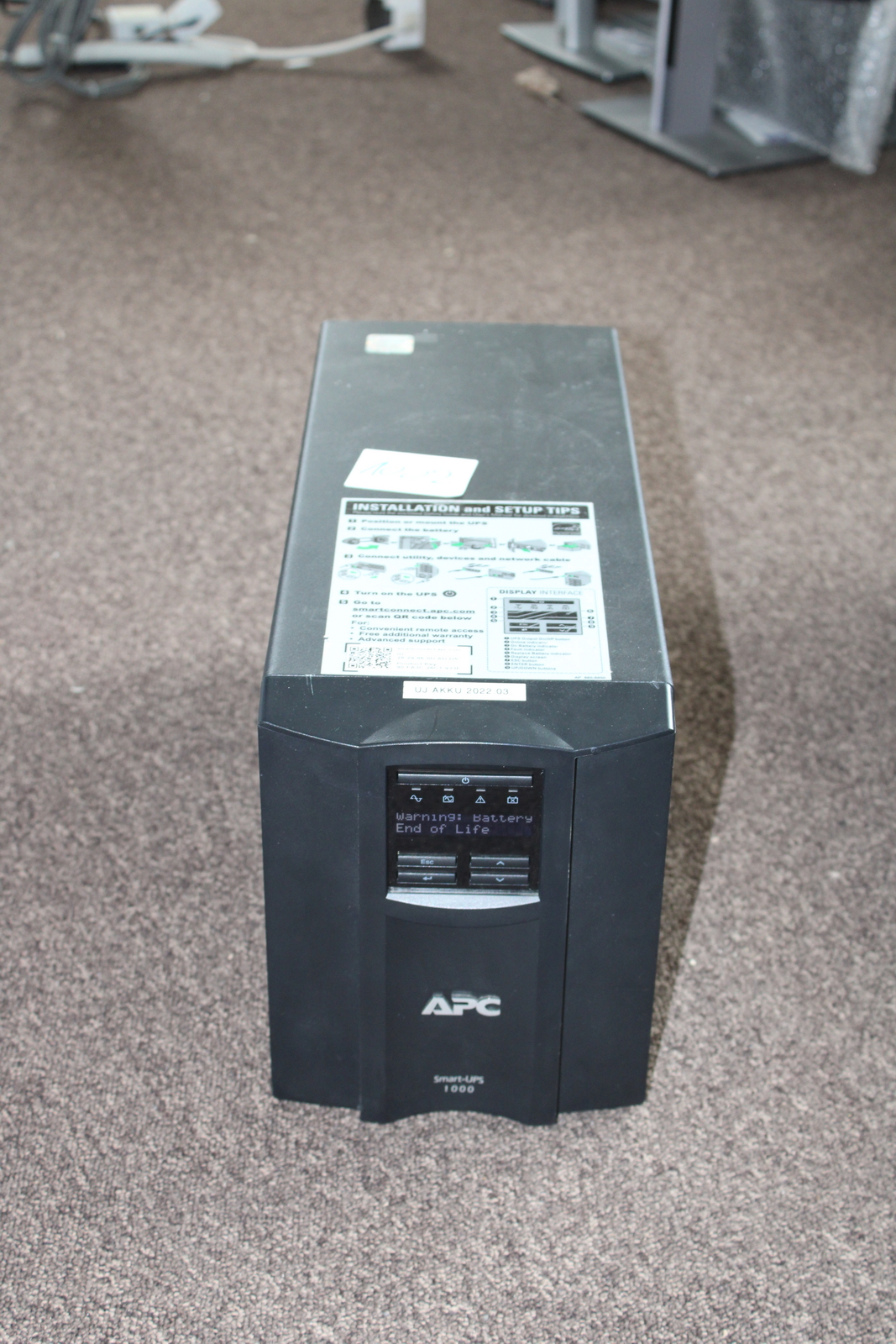 APC szünetmentes tápegység