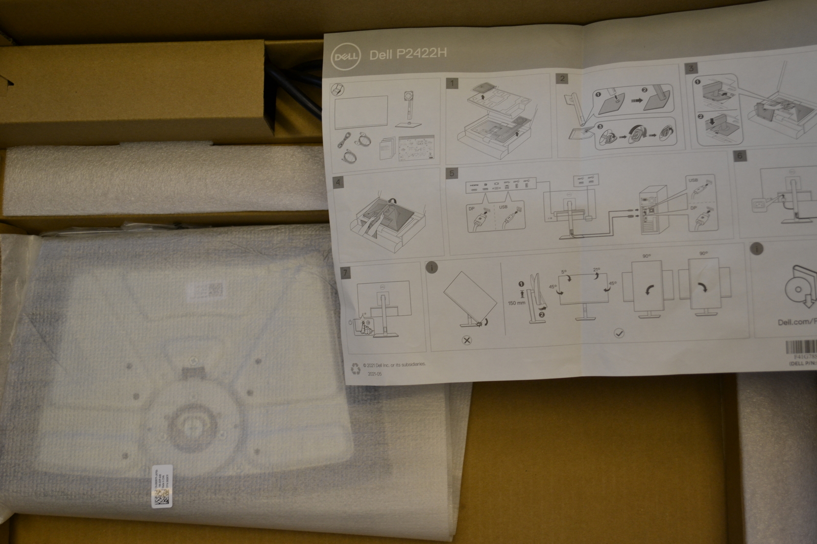 Dell monitor (P2422Hc) 5