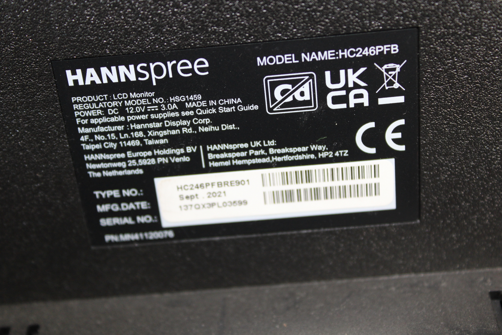 Monitor (HC246PFB) 4