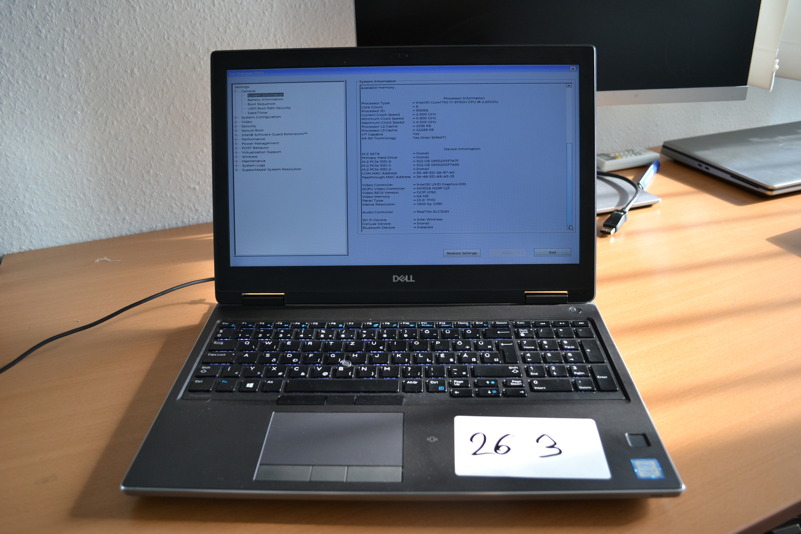 Dell Precision 7540